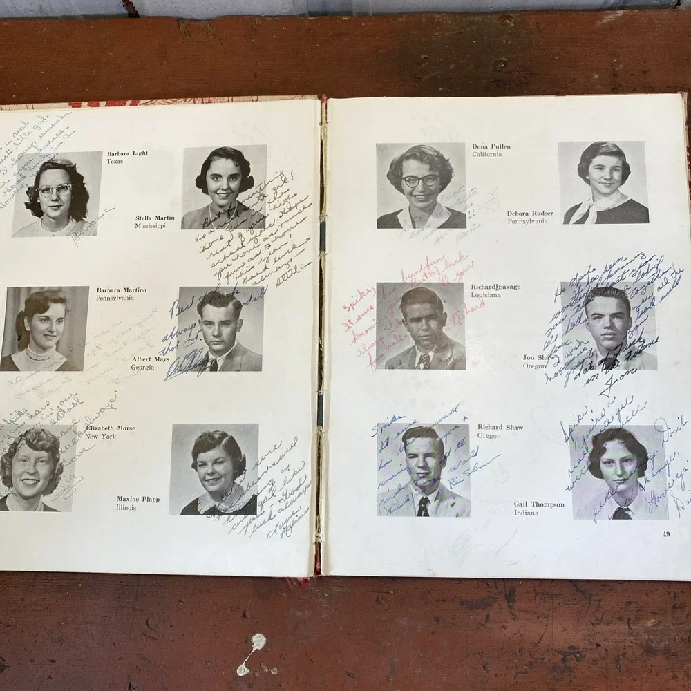 1954 YOKOHAMA YO-HI American High‎ School Yearbook Yokohama, JAPAN Vol II